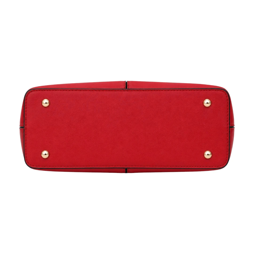 Bebak Elegant Red Leather Classic Fashion Handbag for Female
